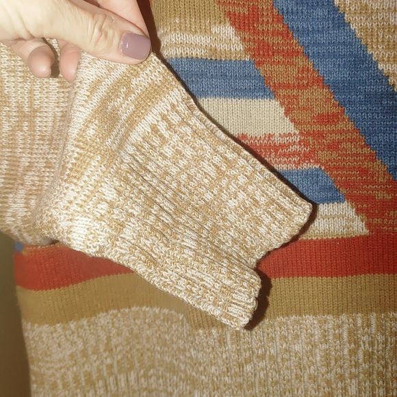 Vintage Women's Sweater Size Large XL Pullover Long Sleeve Crew Neck Tokens - Picture 4 of 9